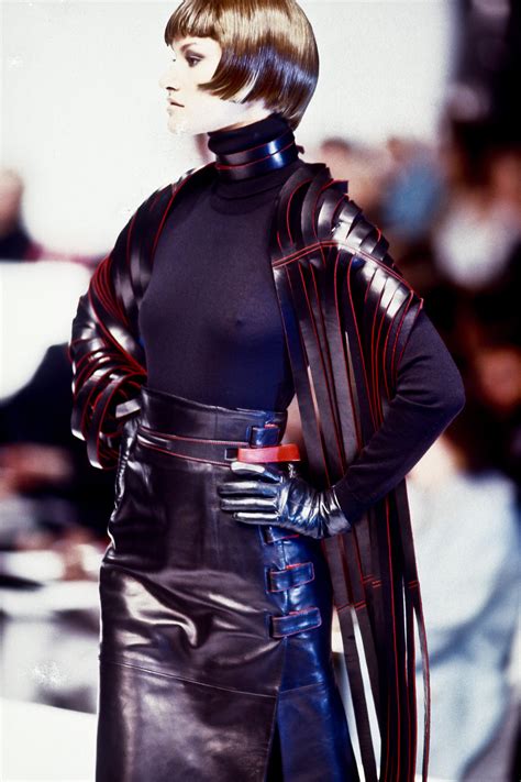 Claude Montana Runway Show Fw 1993 Susan Holmes Fashion Leather