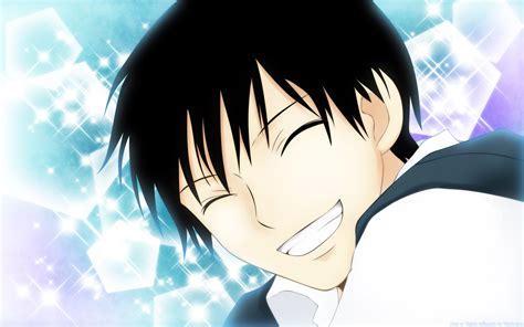 Anime Male Smile Wallpaper Illustration Anime Brunette Cartoon