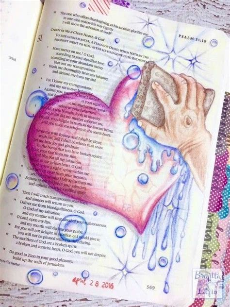 Create In Me A Clean Heart Bible Study Journal Scripture Journaling