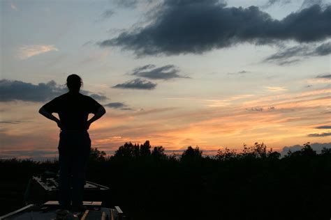 Man Looking At Sunset Free Photo Download Freeimages