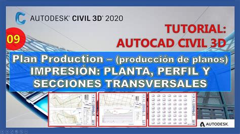 Curso Autocad Civil 3d 2020 Cap 9 Plan Production ImpresiÓn