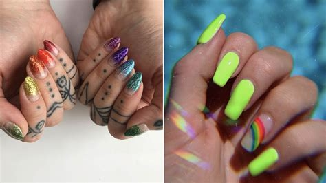 15 Nail Art Ideas For Pride 2019 Rainbow Manicure Designs Allure