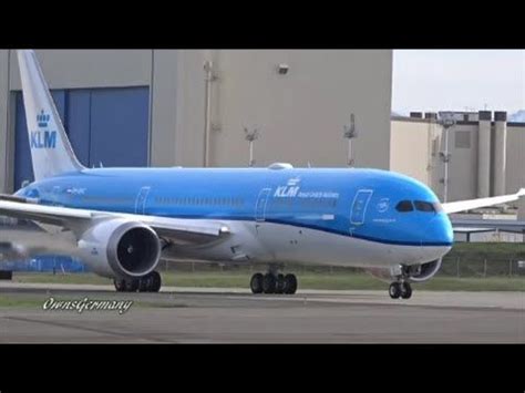 KLM 787 9 Dreamliner PH BHC Reject TakeOff Test Flight KPAE Paine