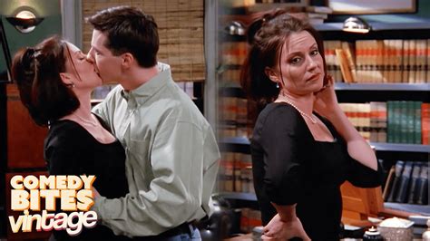 Karens Kissing Lessons Will And Grace Comedy Bites Vintage Youtube