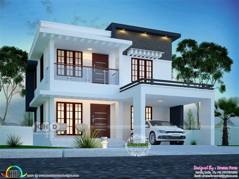 Low Budget Simple Two Storey House Design Kerala Home And Aplliances