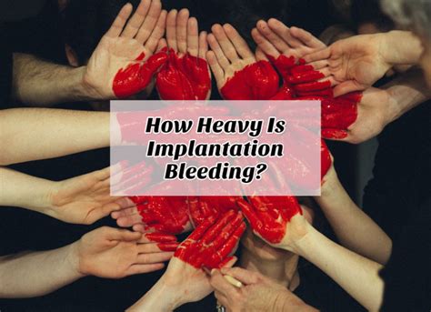 How Heavy Is Implantation Bleeding Updated 2023