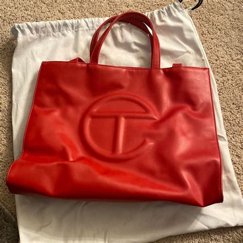 Telfar Bags Red Telfar Big Bag Poshmark