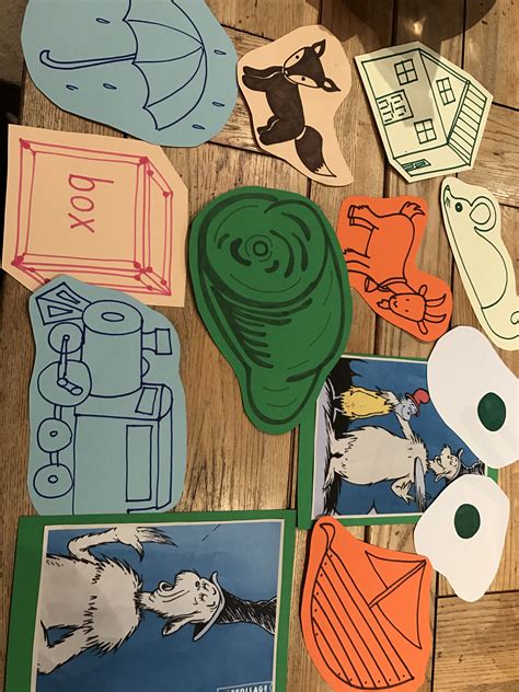 Story Sack Items For Green Eggs And Ham Colour Coded Rhyming Words
