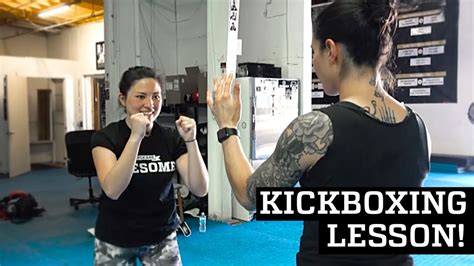 First Muay Thai Kickboxing Lesson Awesome Academy Youtube