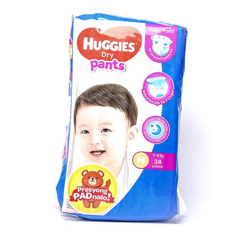 Huggies Dry Pants Eco Pack Medium 34s Fisher Supermarket Ph