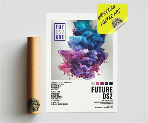 Future Ds2 Poster Album Cover Poster Tracklist Posters Etsy