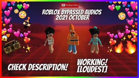 Rarest New Roblox Bypassed Audio Codes 2021 Mega Loud Doomshop