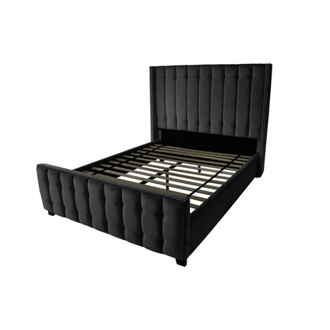 Lifestyle Solutions Largo King Platform Bed Upholstered Head