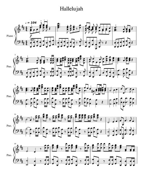 La Partitura De Handel Messiah Hallelujah Chorus Partituras Org