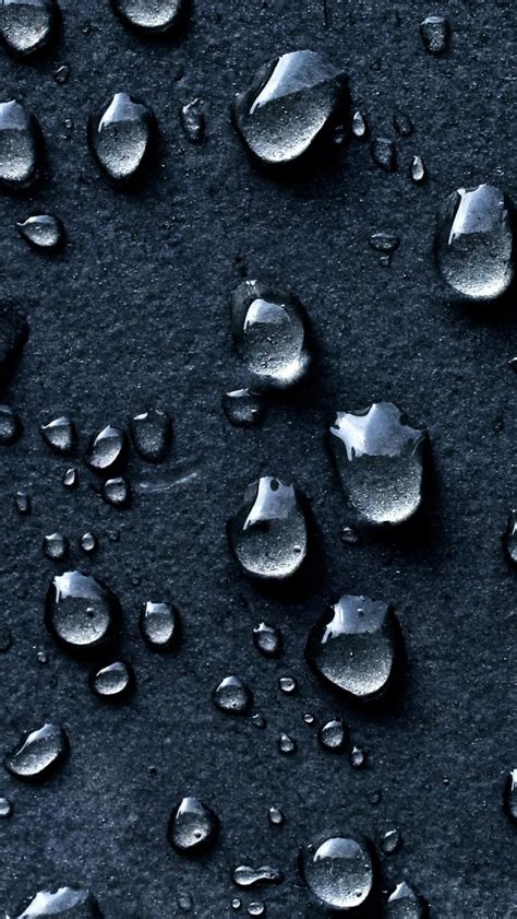 Water Drops Dark Background Iphone Wallpapers Free Download