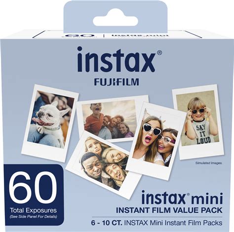 Fujifilm Instax Mini Film Value Pack 60 Sheets White Okinus