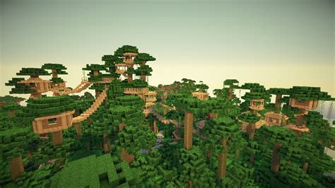 Minecraft Jungle Treehouse Village Beauty Craft