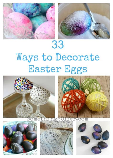 Ways To Decorate Easter Eggs