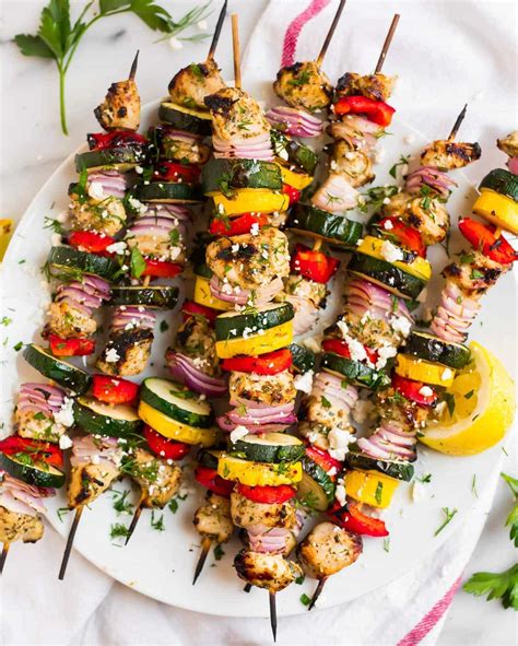 Chicken Kabob With Vegetables