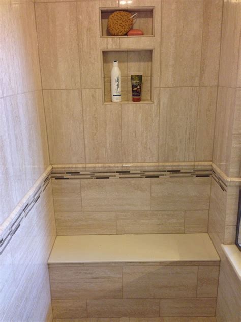 Repeat all the above steps for the length of the room so that you have two fitting marks to work to. Zancor - 4th upgrade shower tiles ...vertical vs ...