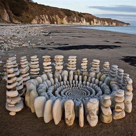 Rock Stacking Challenging Beautiful Art