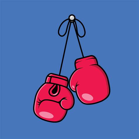 Boxing Gloves Cartoon Vector Icon Illustration 4835442 Vector Art At