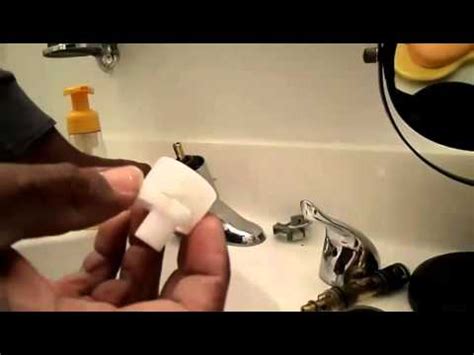 Replacing bathroom faucet and drain connections can be tricky. How to install Moen bathroom faucet stem - YouTube