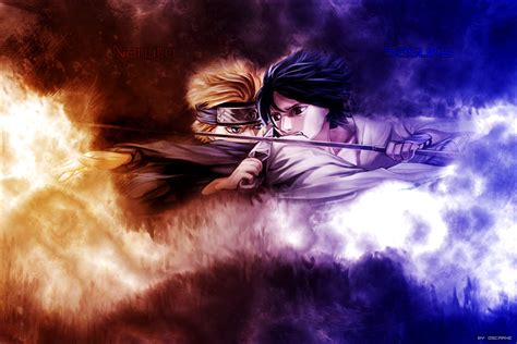 Naruto Vs Sasuke Wallpaper Hd Wallpapersafari