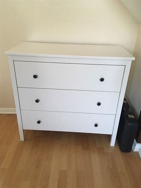 sold ikea koppang white chest of drawers in college town berkshire gumtree