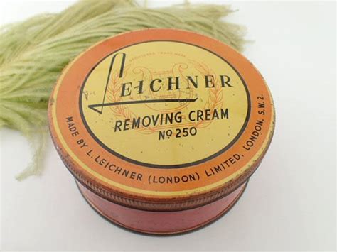 1930s Leichner Removing Cream Face Powder Tin No 250 Etsy