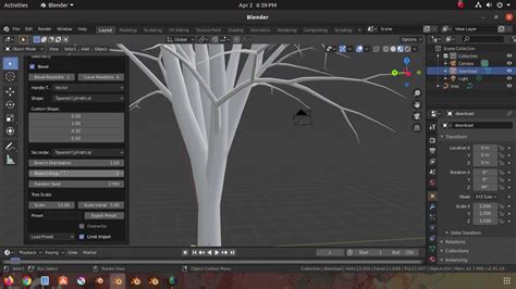 How To Make A Tree In Blender 28 Youtube