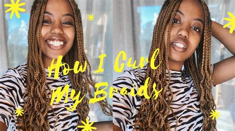 How To Curl Braids With Hot Water Quick Easy South African
