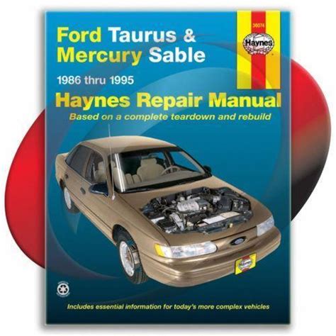 Haynes Repair Manuals Ford Taurus Ebay