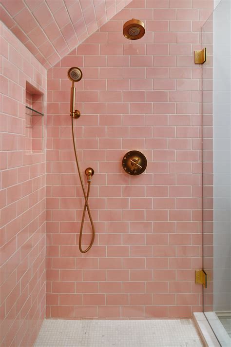 Pink Bathroom Design Chicago Interior Design Highland Park Manor