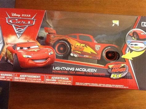 Disney Pixar Cars 2 Lightning Mcqueen Air Hogs Rc Moving Eyes Spin