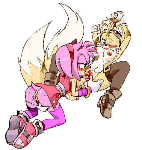 Rule 34 Amy Rose Anthro Ass Blue Eyes Blush Bondage