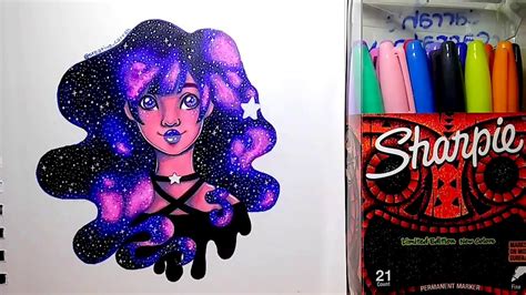 Sharpie Blending Tutorial Speed Drawing Youtube