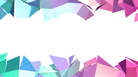 Abstract Simple Blue Pink Low Poly 3d Split Stock Motion Graphics Sbv