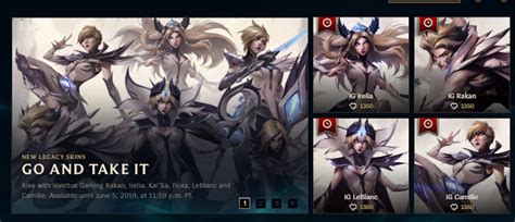 Surrender At 20 Invictus Gaming Skins Now Available