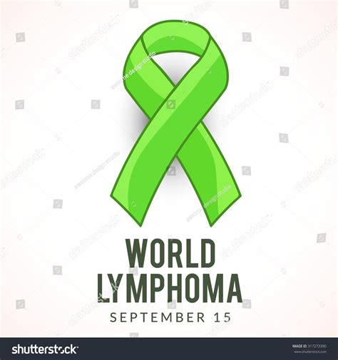 Vector Illustration World Lymphoma Awareness Day Stock Vector Royalty
