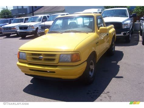 1996 Chrome Yellow Ford Ranger Splash Regular Cab 67962177 Photo 6