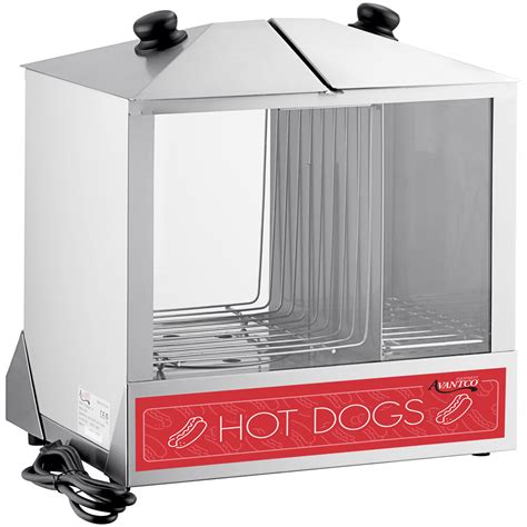 Avantco Hds 200 200 Dog 48 Bun Hot Dog Steamer Merchandiser 120v