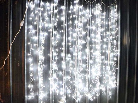 2x2m Steady White Led Curtain Lights For Wedding Decoration