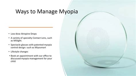 Eye Clinic Optometrists Myopia Control