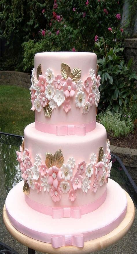 Pin By Ivanka Kostova On храна Pink Cake Spring Wedding Cake Pink Wedding Cake