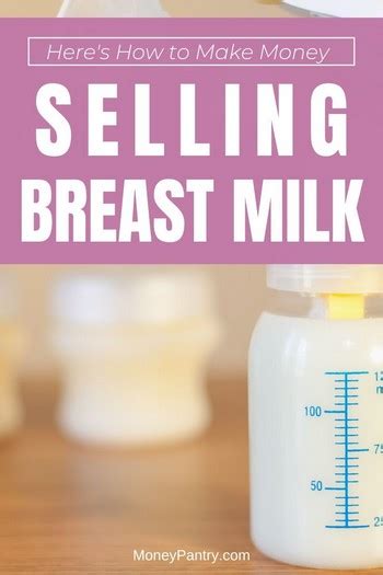 How To Make Money Selling Breast Milk Earn Up To A Day MoneyPantry