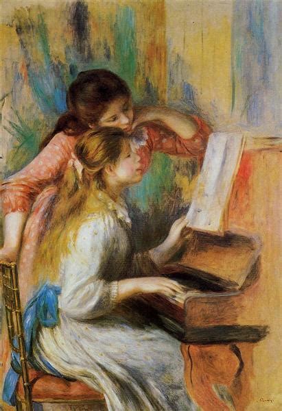 Girls At The Piano 1892 Pierre Auguste Renoir