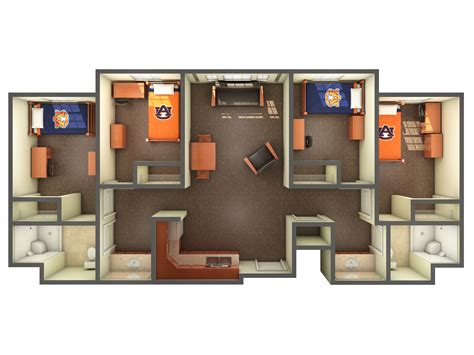 image result for dorm room layout ideas for auburn university village dorms dorm room layouts