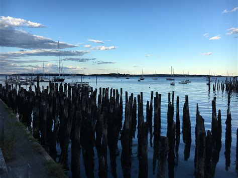 Sunsets And Seaside Stopes In Portland Maine East Coast Mermaid