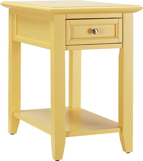 Leda Yellow Colors Accent Table Rooms To Go